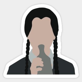 wednesday addams Sticker